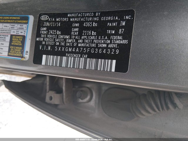 صورة 9 لـ 2015 KIA OPTIMA LX