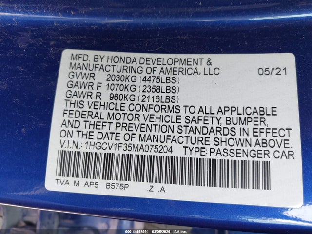 HONDA ACCORD SPORT - 9