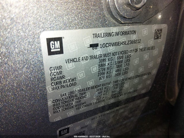 CHEVROLET SILVERADO 1500 2WD STANDARD BED CUSTOM - 9