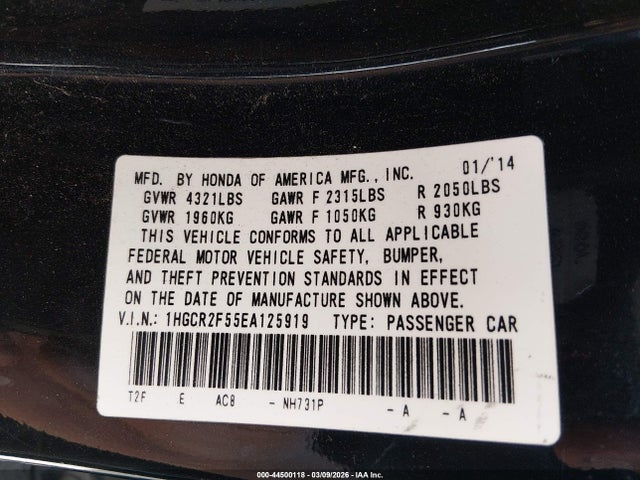 HONDA ACCORD SPORT - 9