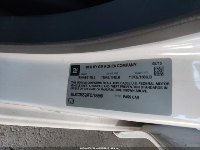 CHEVROLET SPARK 1LT CVT - 9