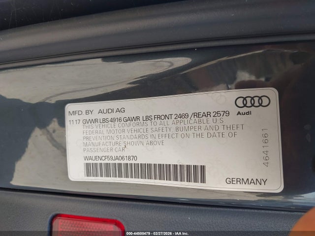 صورة 9 لـ 2018 AUDI A5 2.0T PREMIUM