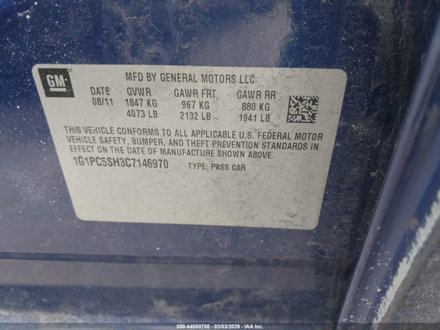 CHEVROLET CRUZE LS - 9