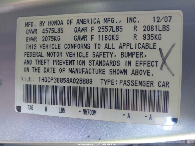 HONDA ACCORD 3.5 EX-L - 9