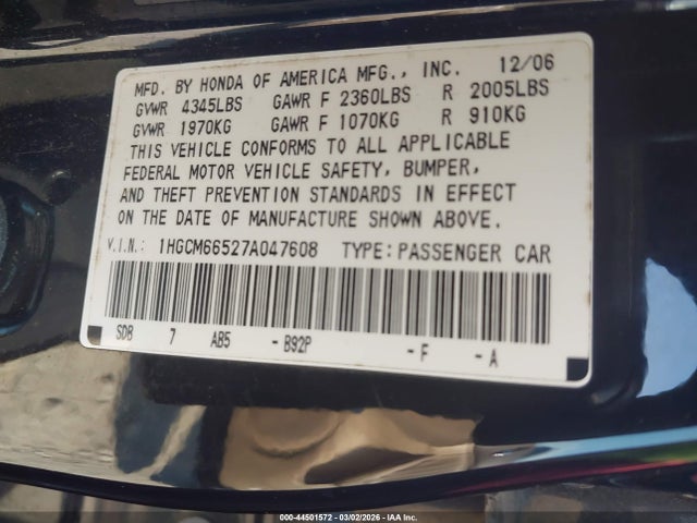 HONDA ACCORD 3.0 EX - 9