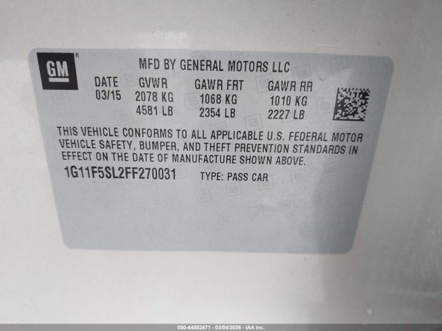 CHEVROLET MALIBU 1LZ - 9