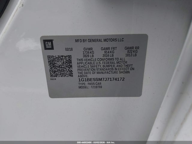 CHEVROLET CRUZE LT AUTO - 9