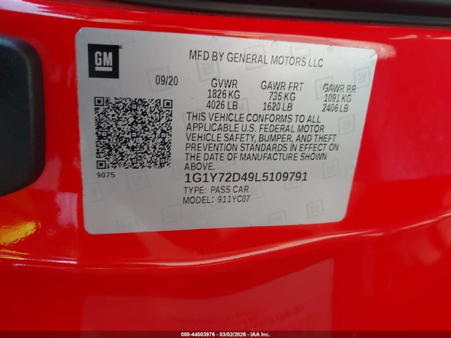 CHEVROLET CORVETTE STINGRAY RWD 2LT - 9