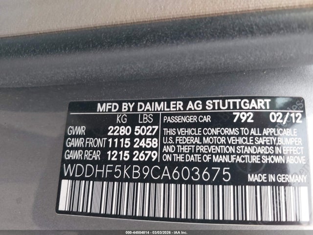 MERCEDES-BENZ E-CLASS - 9