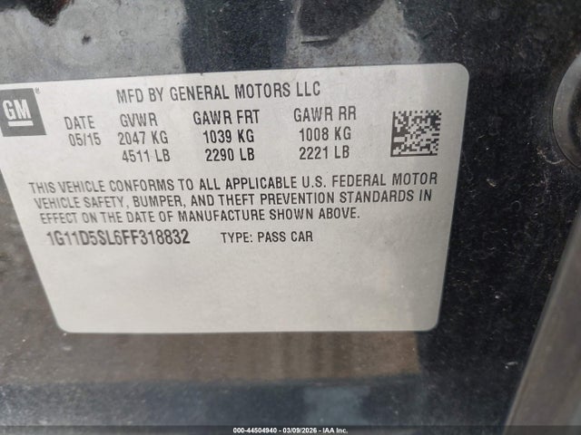 CHEVROLET MALIBU 2LT - 9