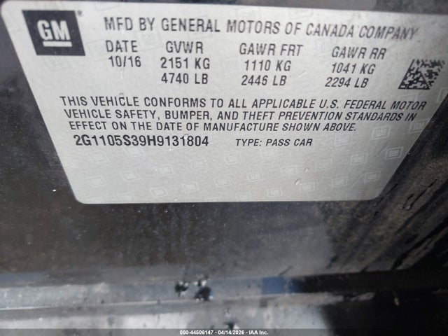 CHEVROLET IMPALA 1LT - 9