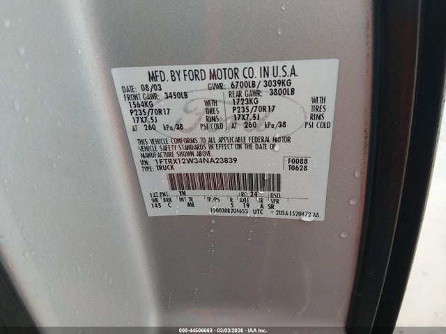FORD F-150 STX/XL/XLT - 9