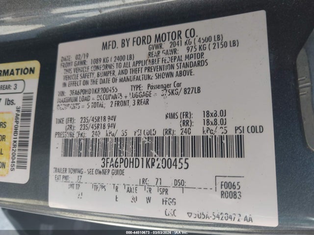 FORD FUSION SE - 9