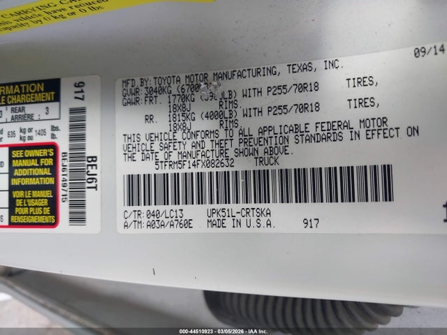 TOYOTA TUNDRA - 9