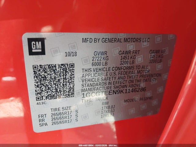 CHEVROLET COLORADO ZR2 - 9