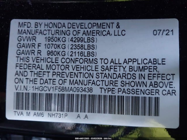 HONDA ACCORD EX-L - 9