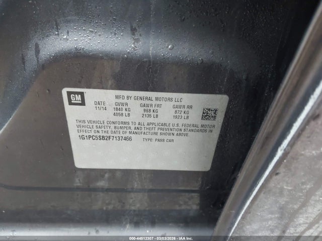 CHEVROLET CRUZE 1LT AUTO - 9