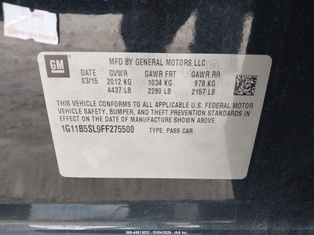 CHEVROLET MALIBU LS - 9