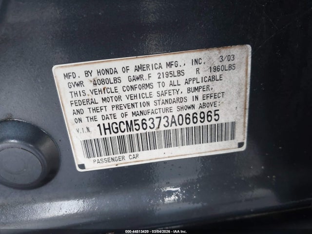 HONDA ACCORD 2.4 LX - 9