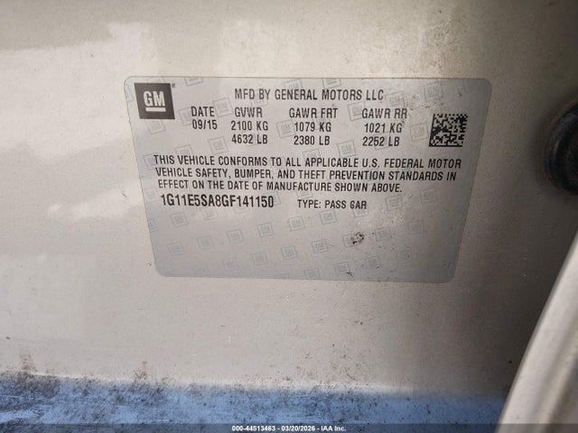 CHEVROLET MALIBU LIMITED LTZ - 9