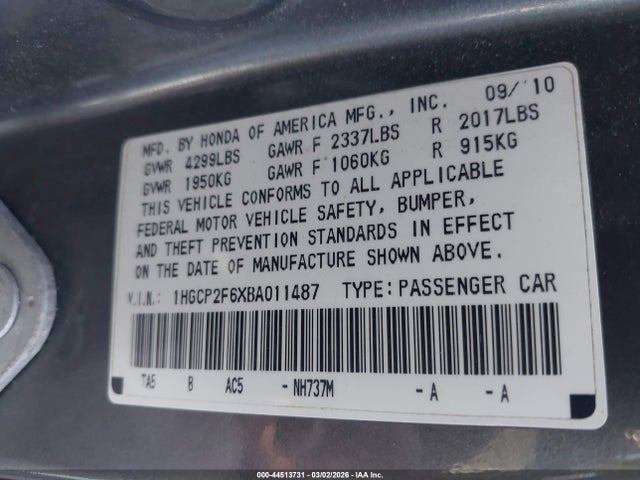 HONDA ACCORD 2.4 SE - 9