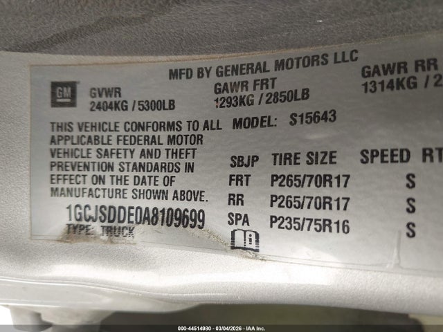 CHEVROLET COLORADO 2LT - 9