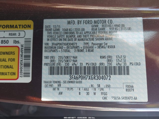 FORD FUSION SE - 9