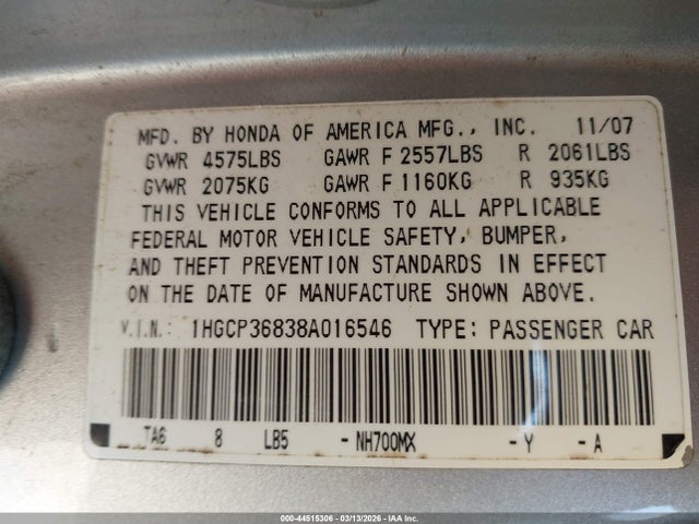 HONDA ACCORD 3.5 EX-L - 9