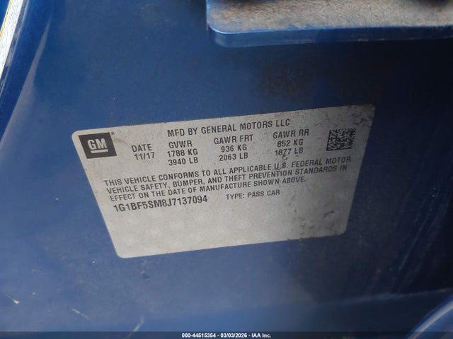 CHEVROLET CRUZE PREMIER AUTO - 9