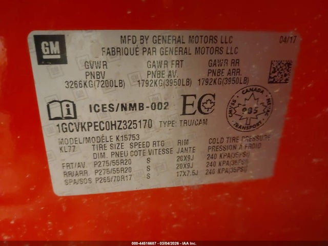 CHEVROLET SILVERADO 1500 CUSTOM - 9