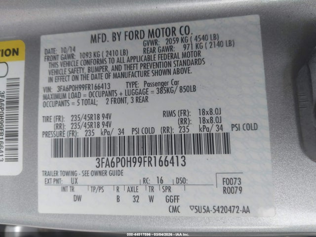 FORD FUSION SE - 9