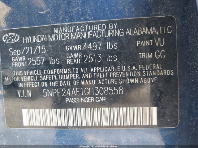 HYUNDAI SONATA SE - 9