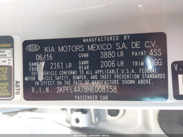 KIA FORTE LX - 9