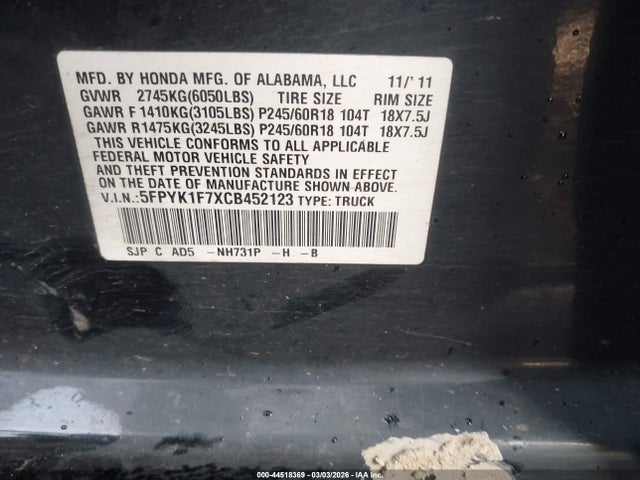 HONDA RIDGELINE - 9