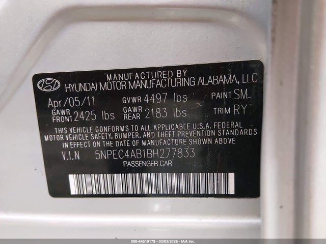 HYUNDAI SONATA LIMITED 2.0T - 9