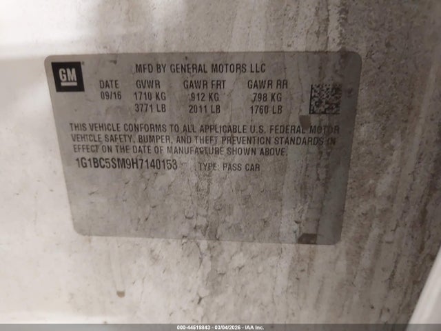 CHEVROLET CRUZE LS AUTO - 9