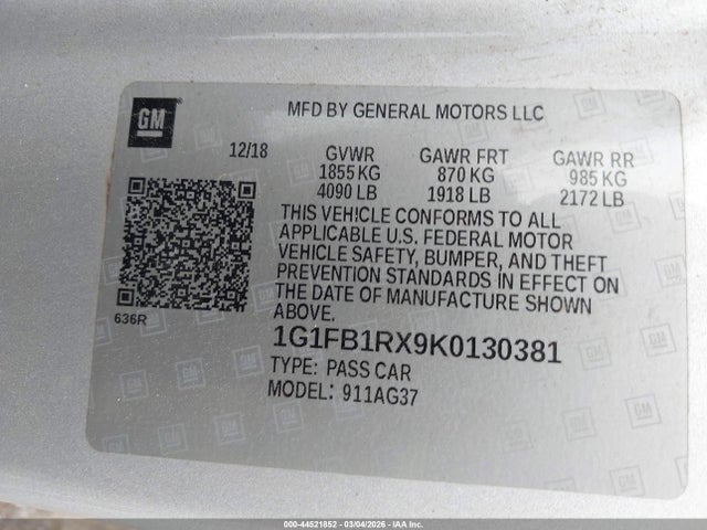 CHEVROLET CAMARO 1LT - 9