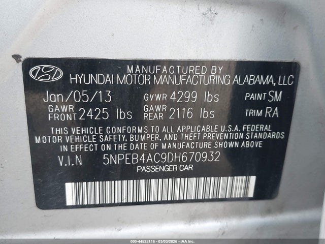 HYUNDAI SONATA GLS - 9