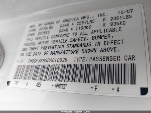 HONDA ACCORD 3.5 EX-L - 9