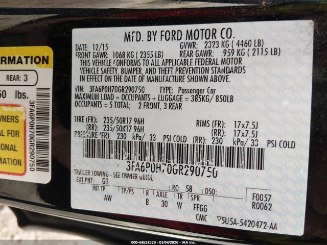FORD FUSION SE - 9