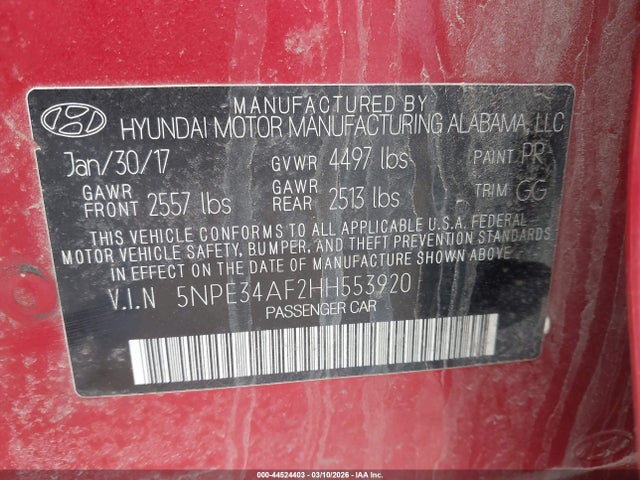 HYUNDAI SONATA SPORT - 9