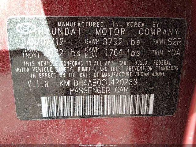 HYUNDAI ELANTRA GLS (ULSAN PLANT) - 9