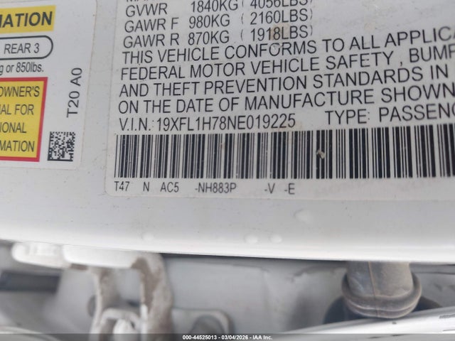 HONDA CIVIC EX-L - 9