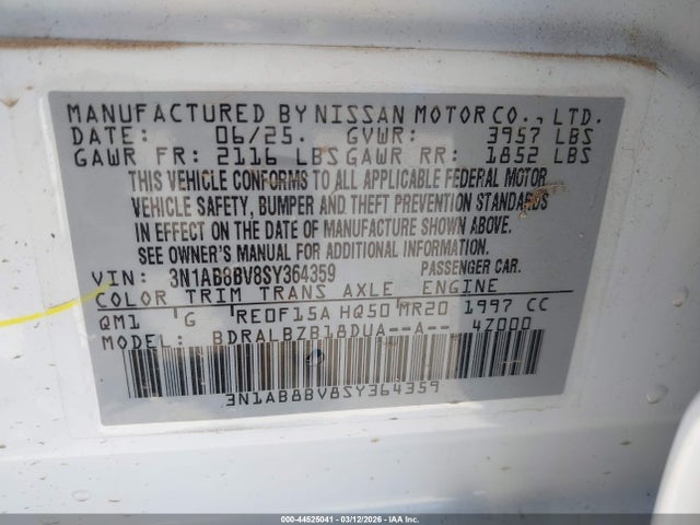 NISSAN SENTRA S - 9