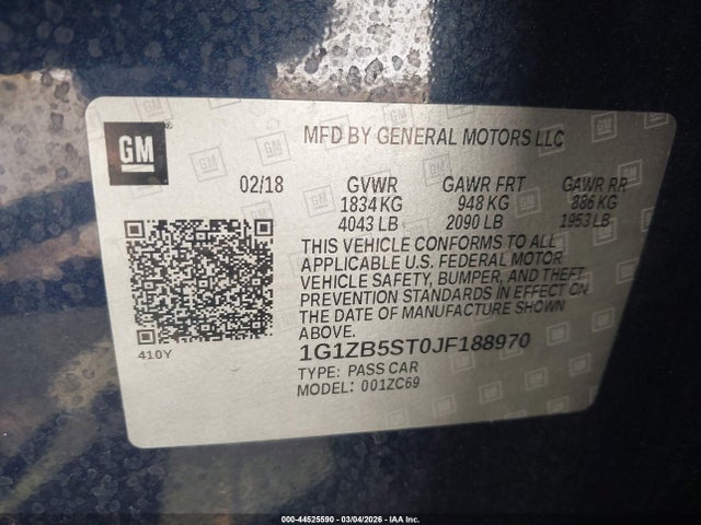 CHEVROLET MALIBU 1LS - 9