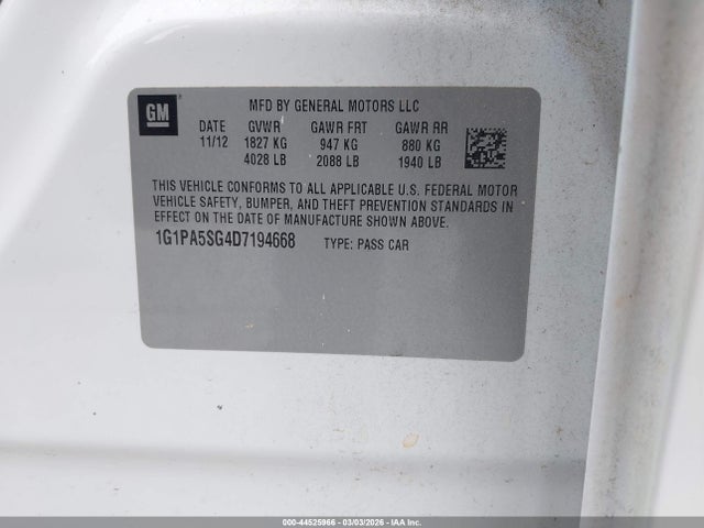 CHEVROLET CRUZE LS AUTO - 9