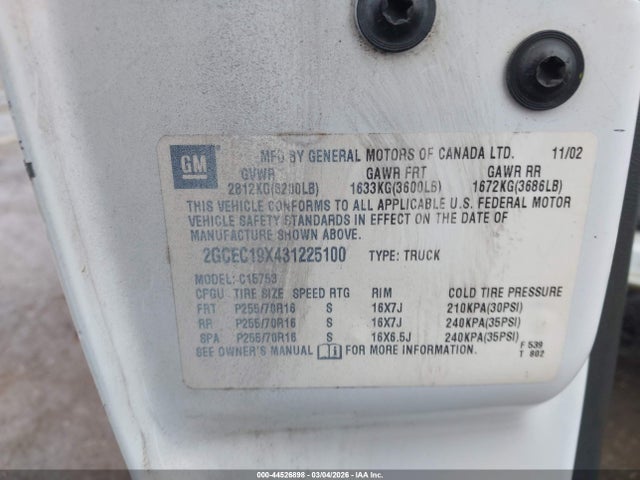 CHEVROLET SILVERADO 1500 - 9