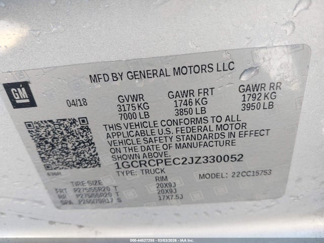 CHEVROLET SILVERADO 1500 CUSTOM - 9