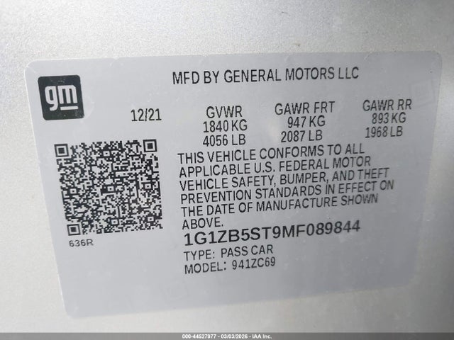 CHEVROLET MALIBU FWD LS - 9