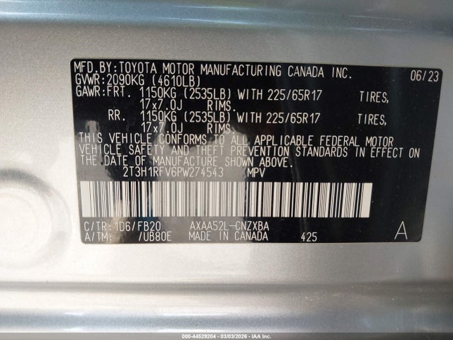 2023 TOYOTA RAV4 LE 9